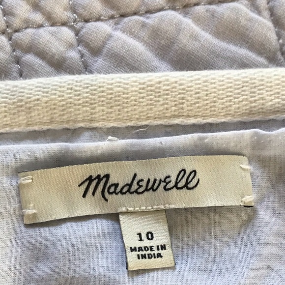 MADEWELL Jacquard Gamine Skirt embroidered size 10 - Picture 3 of 5